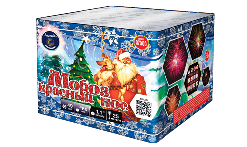  Батарея салютов Мороз Красный Нос  в Снежинске