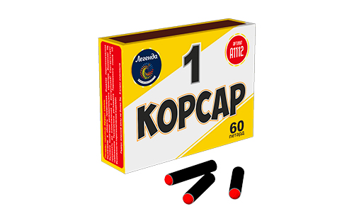  Петарды Корсар 1 в пленке  в Снежинске