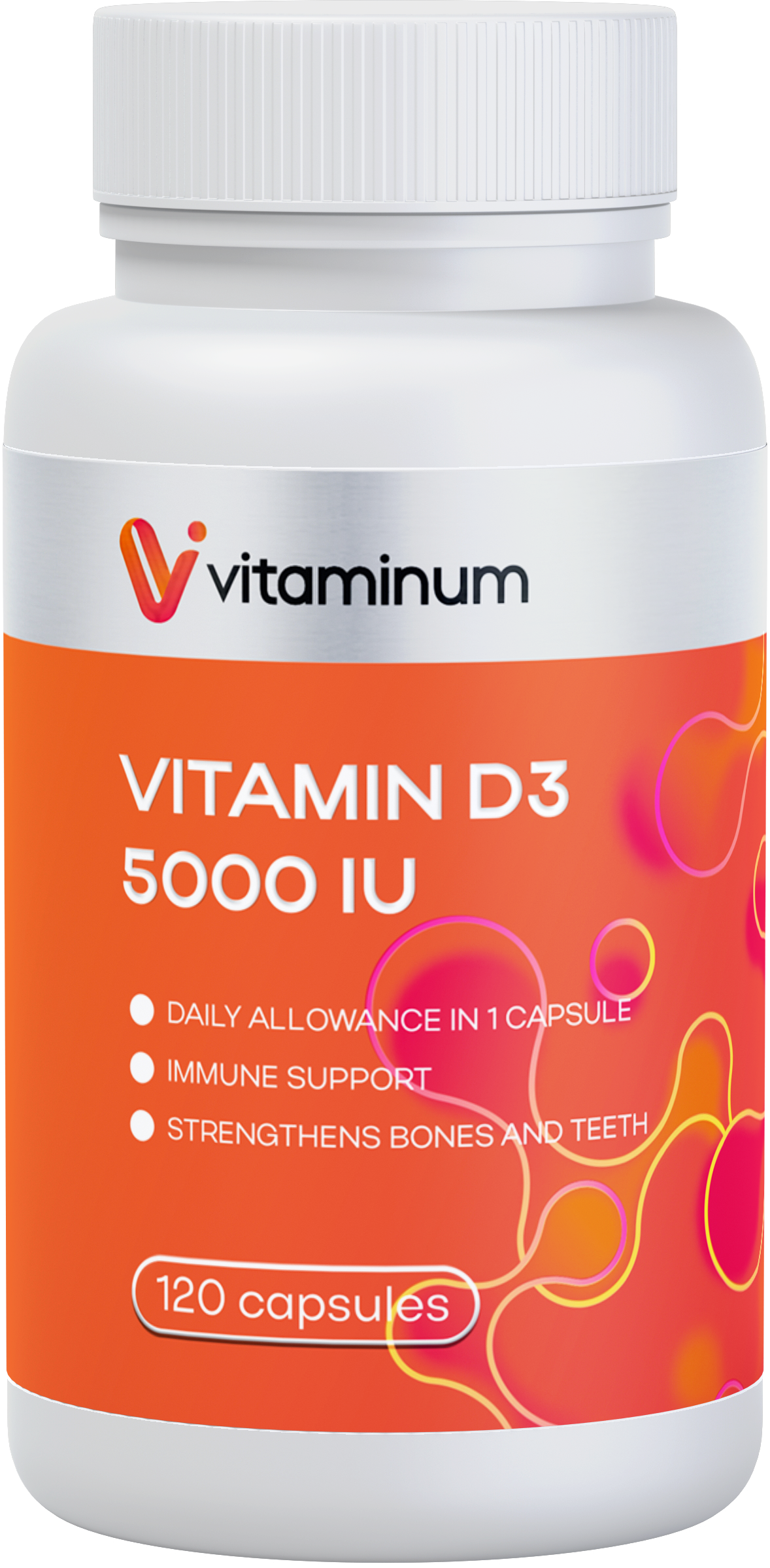  Vitaminum ВИТАМИН Д3 (5000 МЕ) 120 капсул 260 мг  в Снежинске